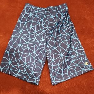 Champion Boys Blue Geometric Shorts M